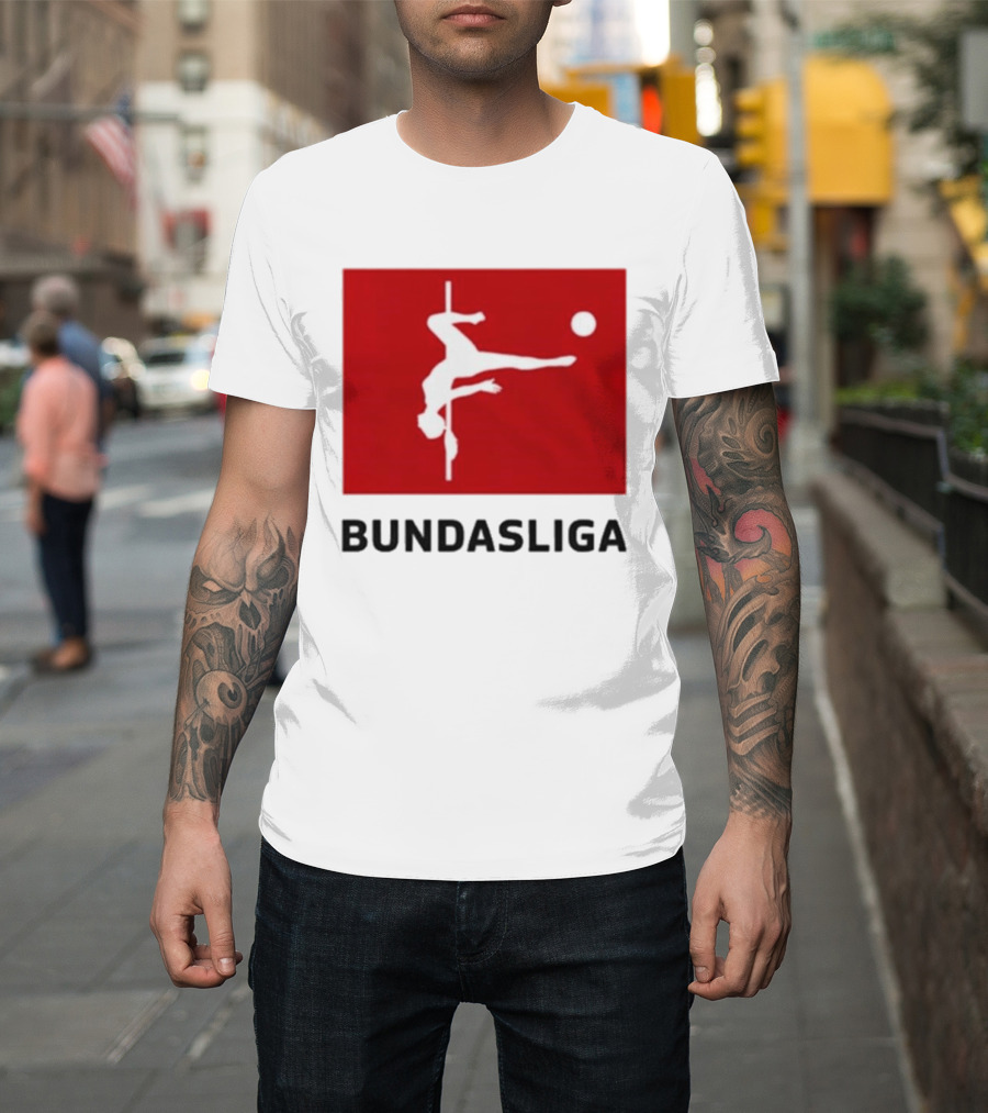 CA$HANOVA BULHAR BUNDASLIGA Parody Soccer Pole Dance Icon Red T-Shirt