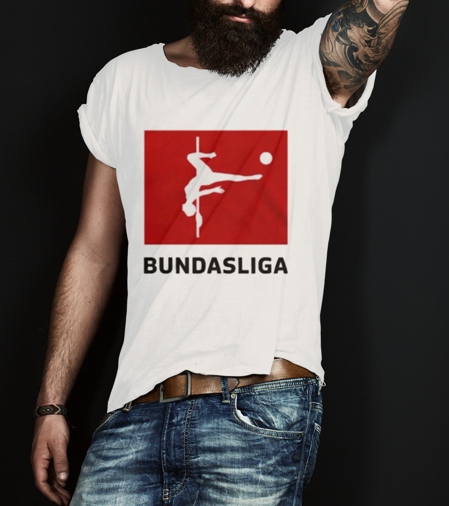 CA$HANOVA BULHAR BUNDASLIGA Parody Soccer Pole Dance Icon Red T-Shirt