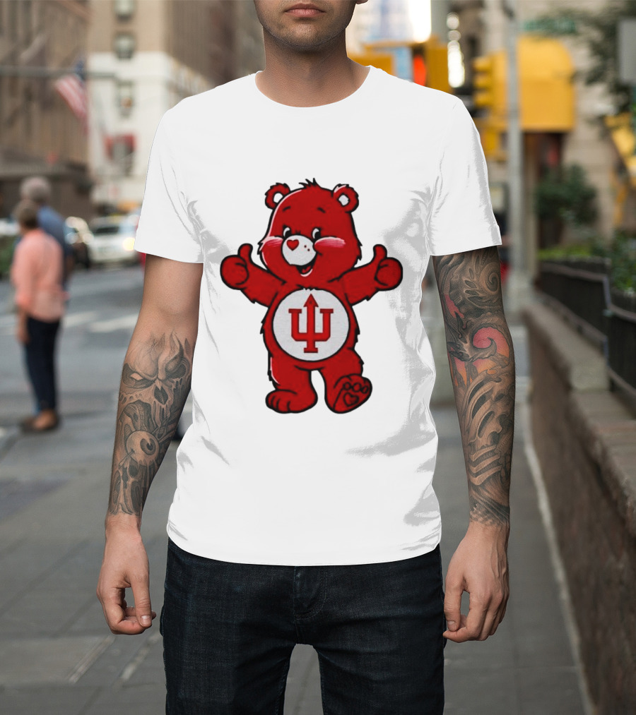 Indiana Hoosiers Bear Mascot Thumbs Up T-Shirt
