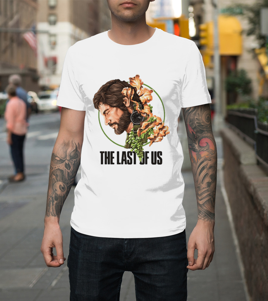 The Last Of Us Joel Portrait With Nature T-Shirt