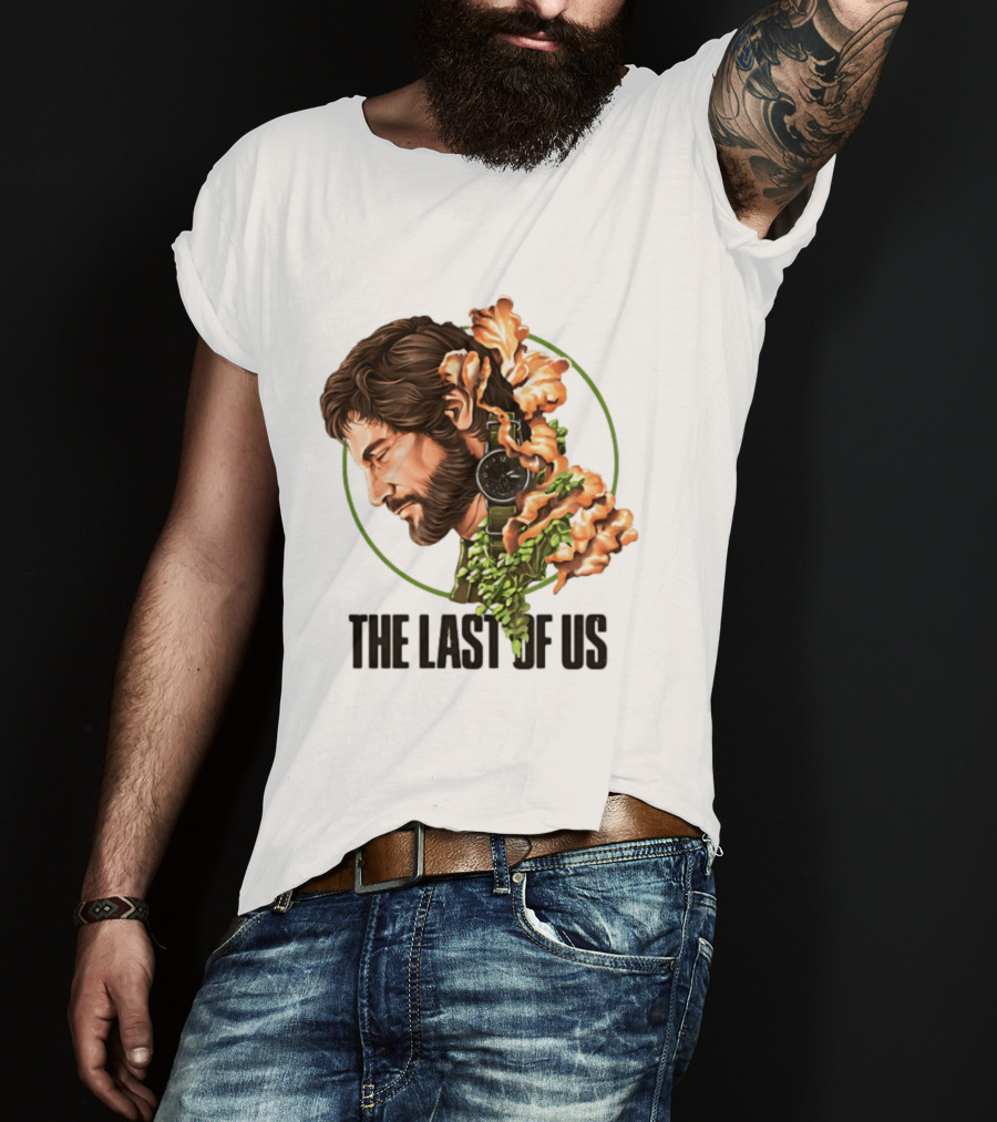 The Last Of Us Joel Portrait With Nature T-Shirt