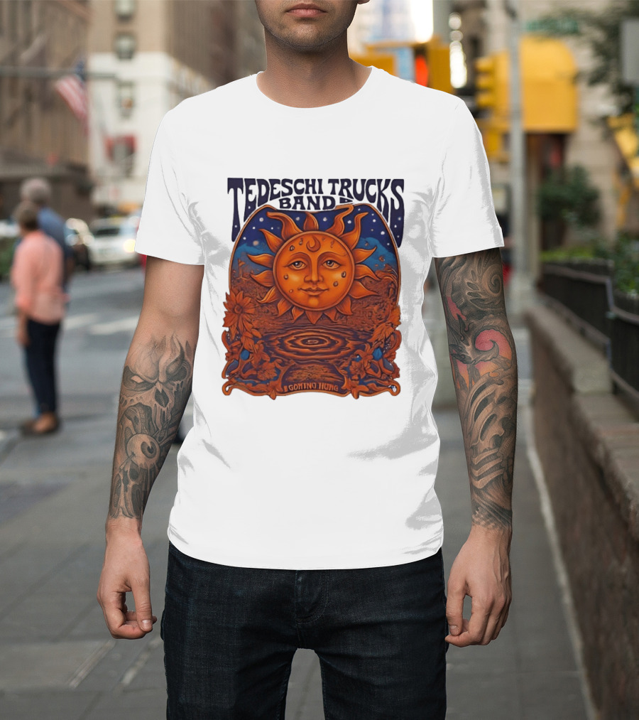 Tedeschi Trucks Band Cosmic Sunflower I Am The Moon Tour T-Shirt