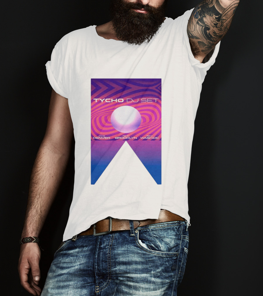 Tycho DJ Set Tour Jan Feb 2026 Denver Brooklyn DC T-Shirt