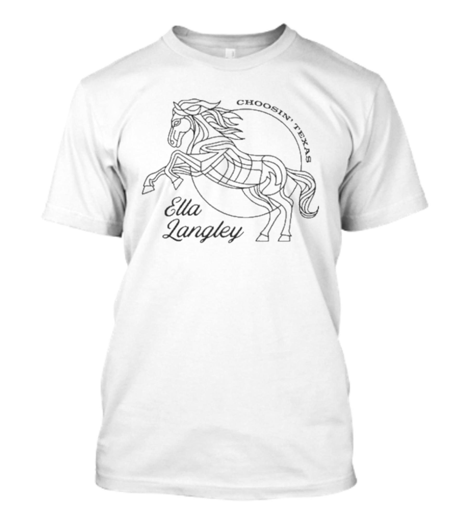 Choosin' Texas Ella Langley Horse T-Shirt