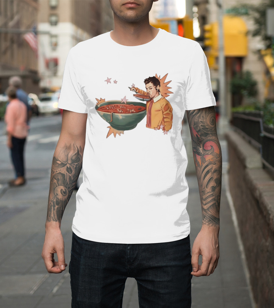Kiss All The Time Soup Occasionally Stars T-Shirt