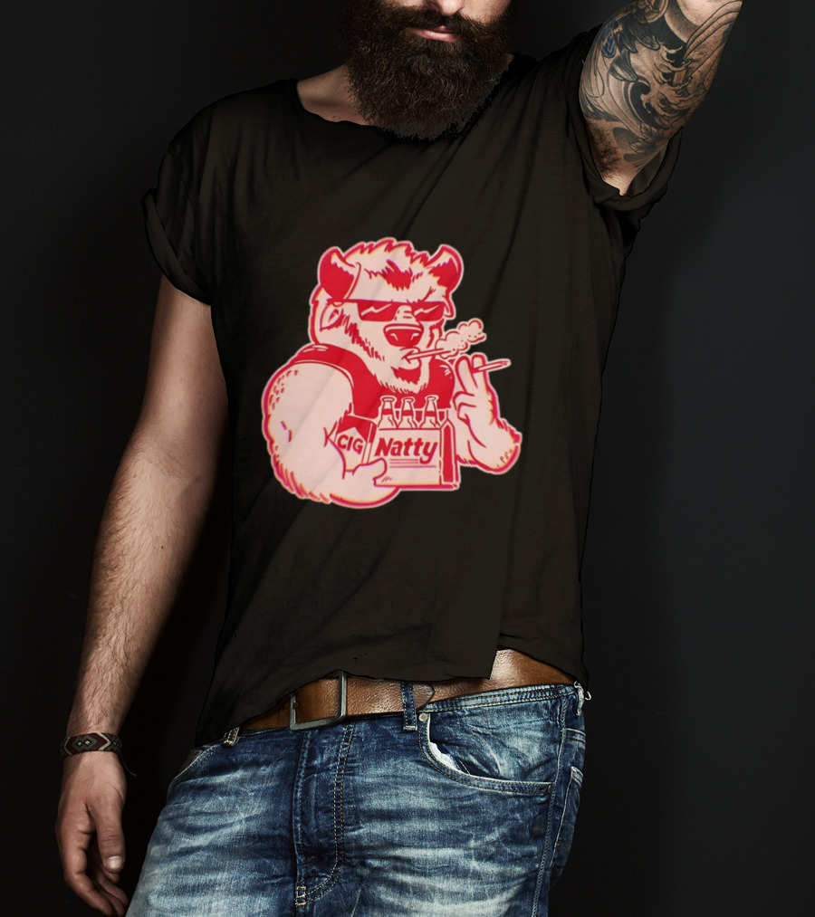 Coach Cignetti Indiana Hoosiers Football Bison Smoking CIG Natty T-Shirt