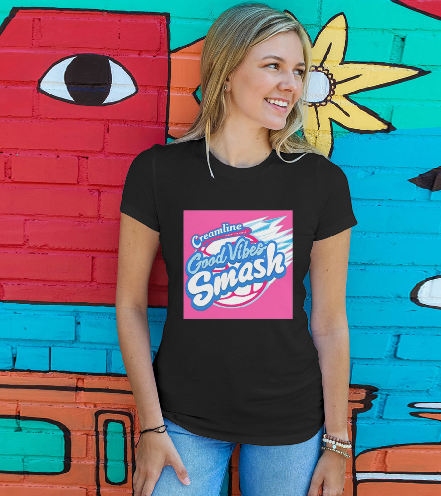Creamline Good Vibes Smash Creamy Ice Cream Burst T-Shirt