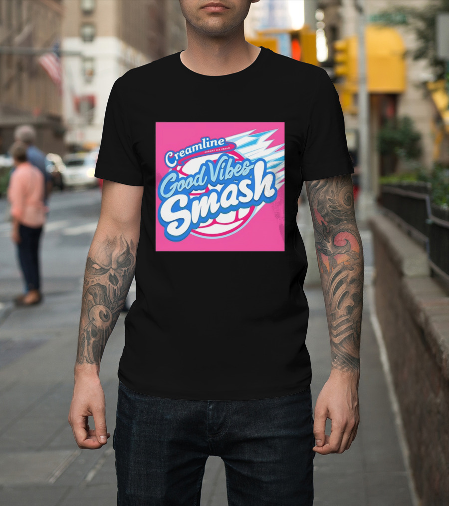 Creamline Good Vibes Smash Creamy Ice Cream Burst T-Shirt