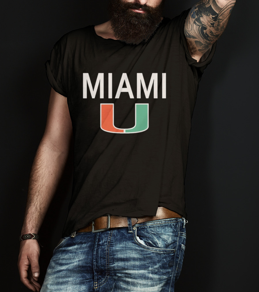 MIAMI U Hurricanes Football T-Shirt