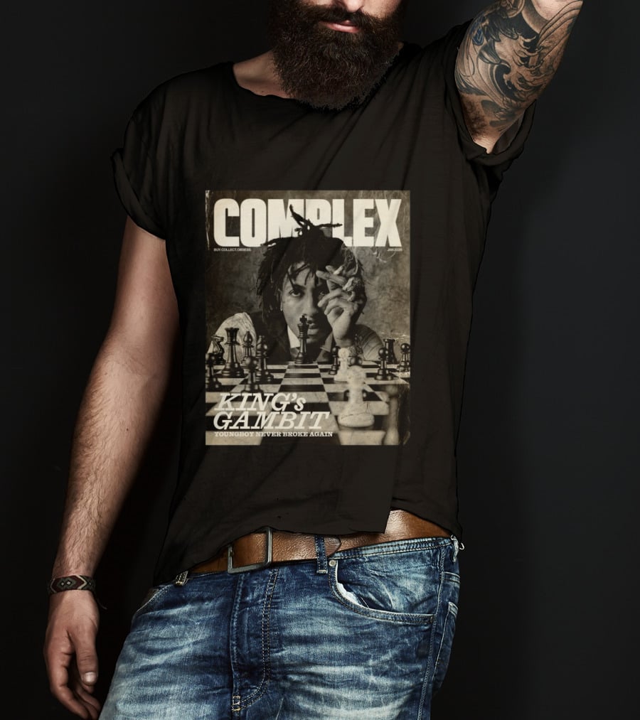 COMPLEX Magazine King's Gambit YoungBoy Never Broke Again January 2026 T-Shirt