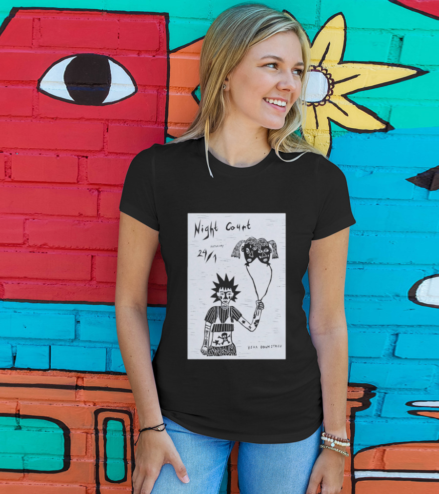 Night Court January 24 Vera Downstage Groningen NL Punk T-Shirt