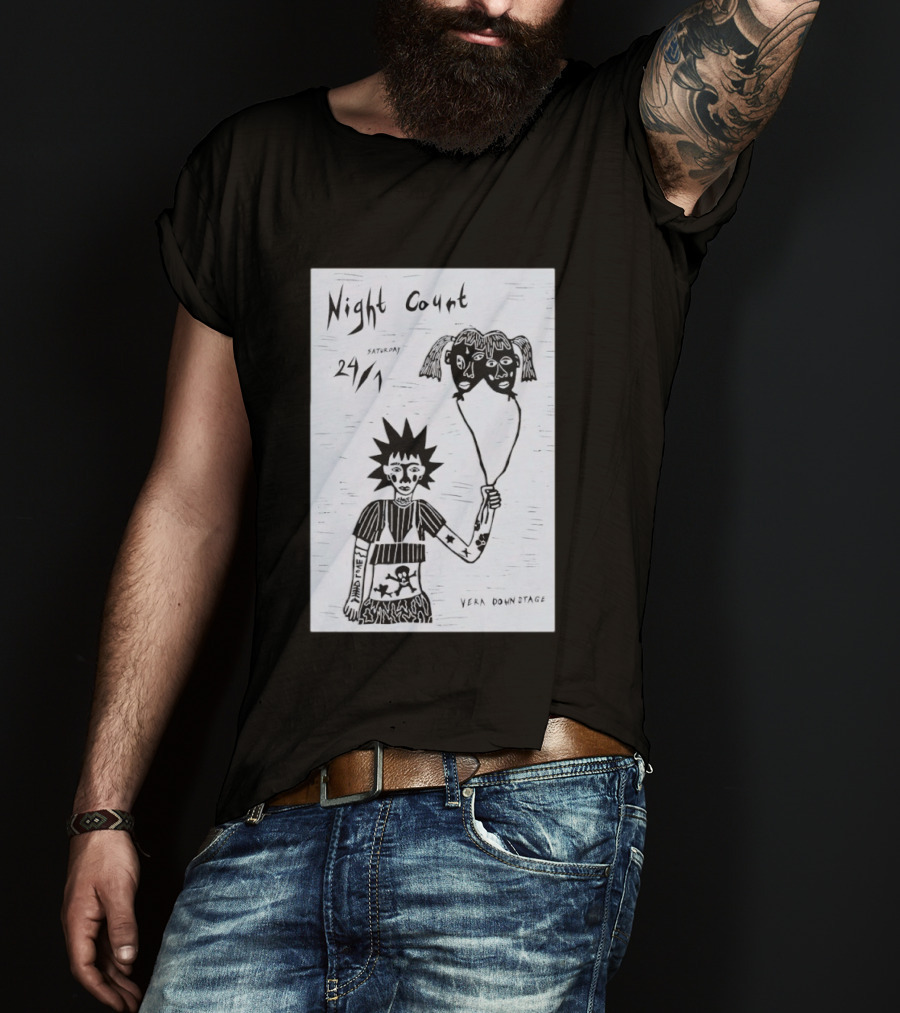 Night Court January 24 Vera Downstage Groningen NL Punk T-Shirt