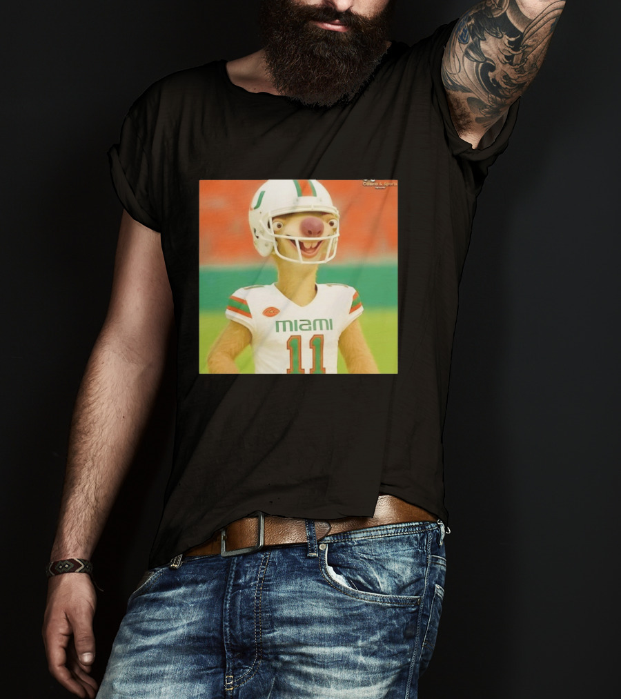 Sid Miami Hurricanes Football Jersey T-Shirt