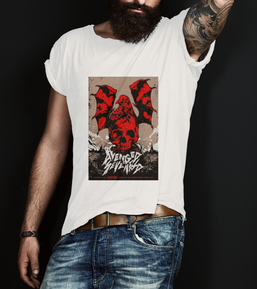 Avenged Sevenfold January 20 2026 Bogota Movistar Arena Mad Tree Special Guest T-Shirt