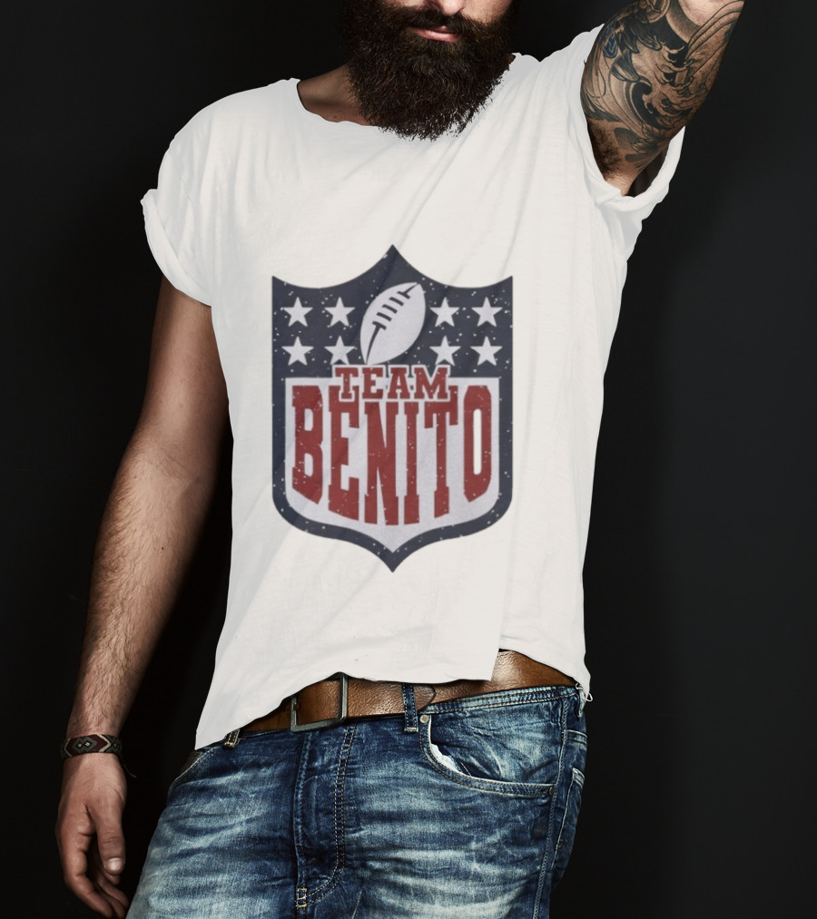 Team Benito Football Shield T-Shirt