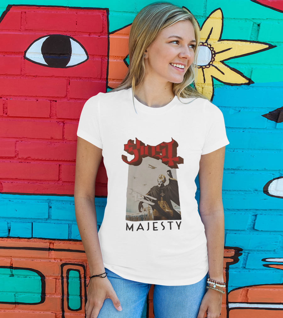 Ghost Papa Emeritus Planes Majesty T-Shirt