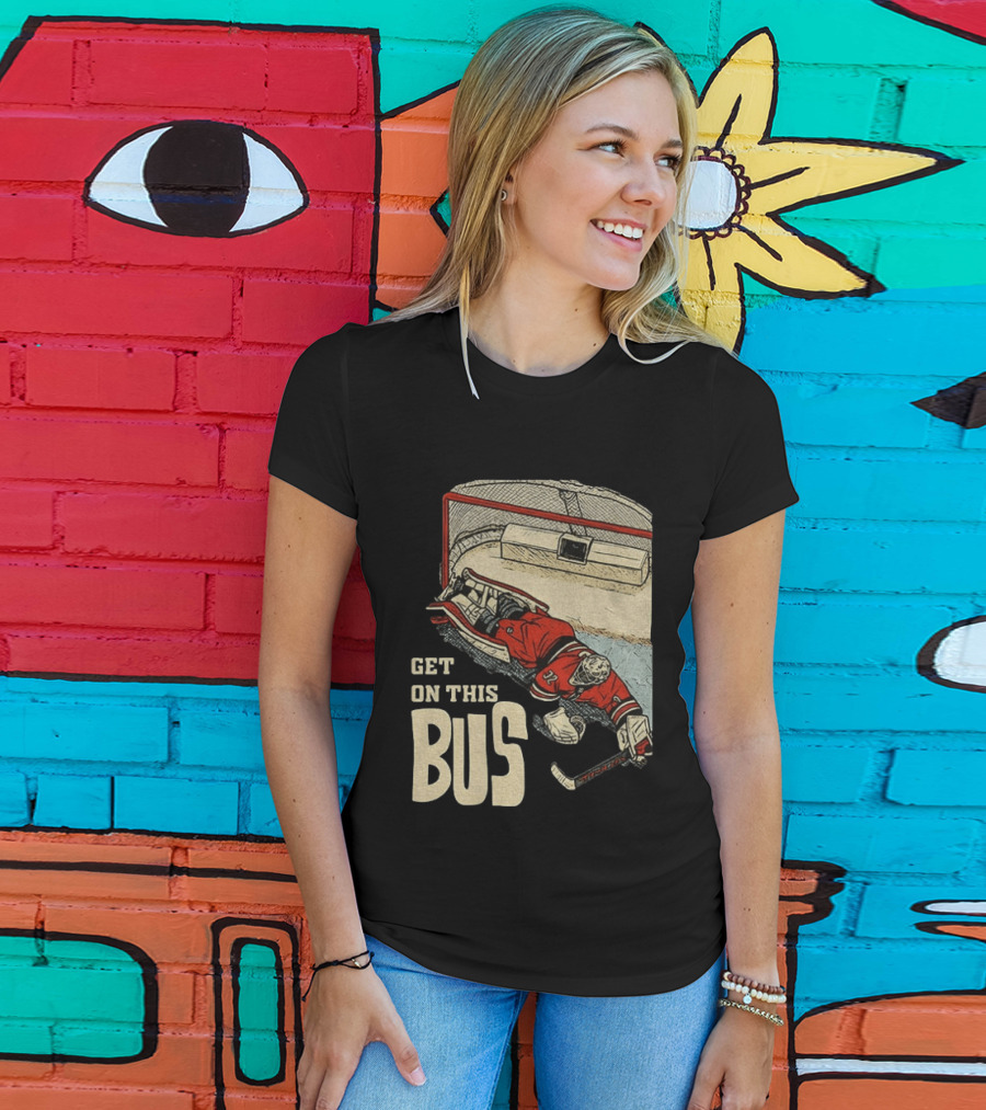 Brandon Bussi Carolina Hurricanes Get On This Bus NHL T-Shirt