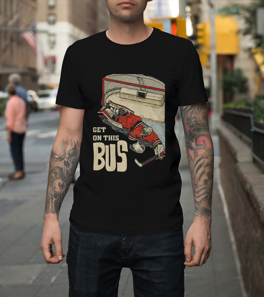 Brandon Bussi Carolina Hurricanes Get On This Bus NHL T-Shirt