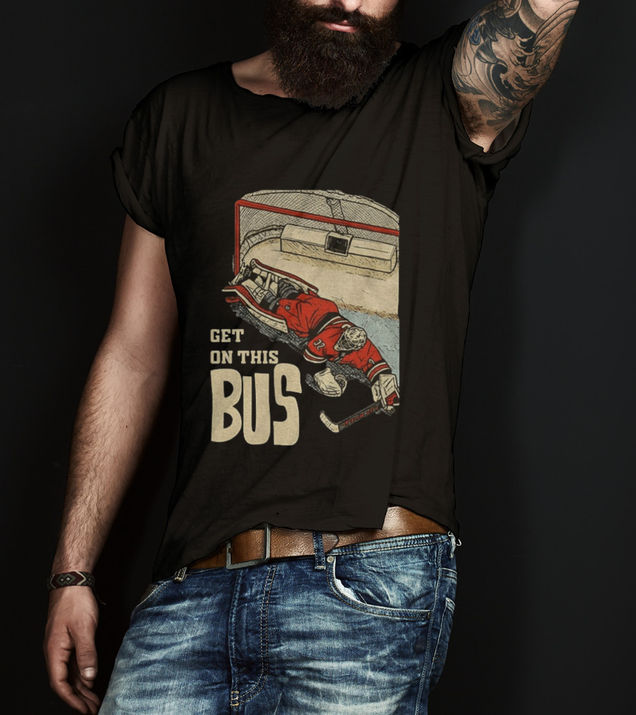 Brandon Bussi Carolina Hurricanes Get On This Bus NHL T-Shirt
