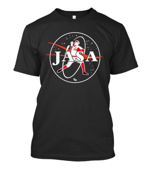 Carson Jasa 39 Baseball Nebraska Cornhuskers NASA Collaboration T-Shirt
