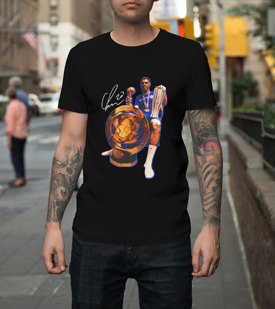 Cole Palmer Club World Cup FIFA Trophy Celebration T-Shirt