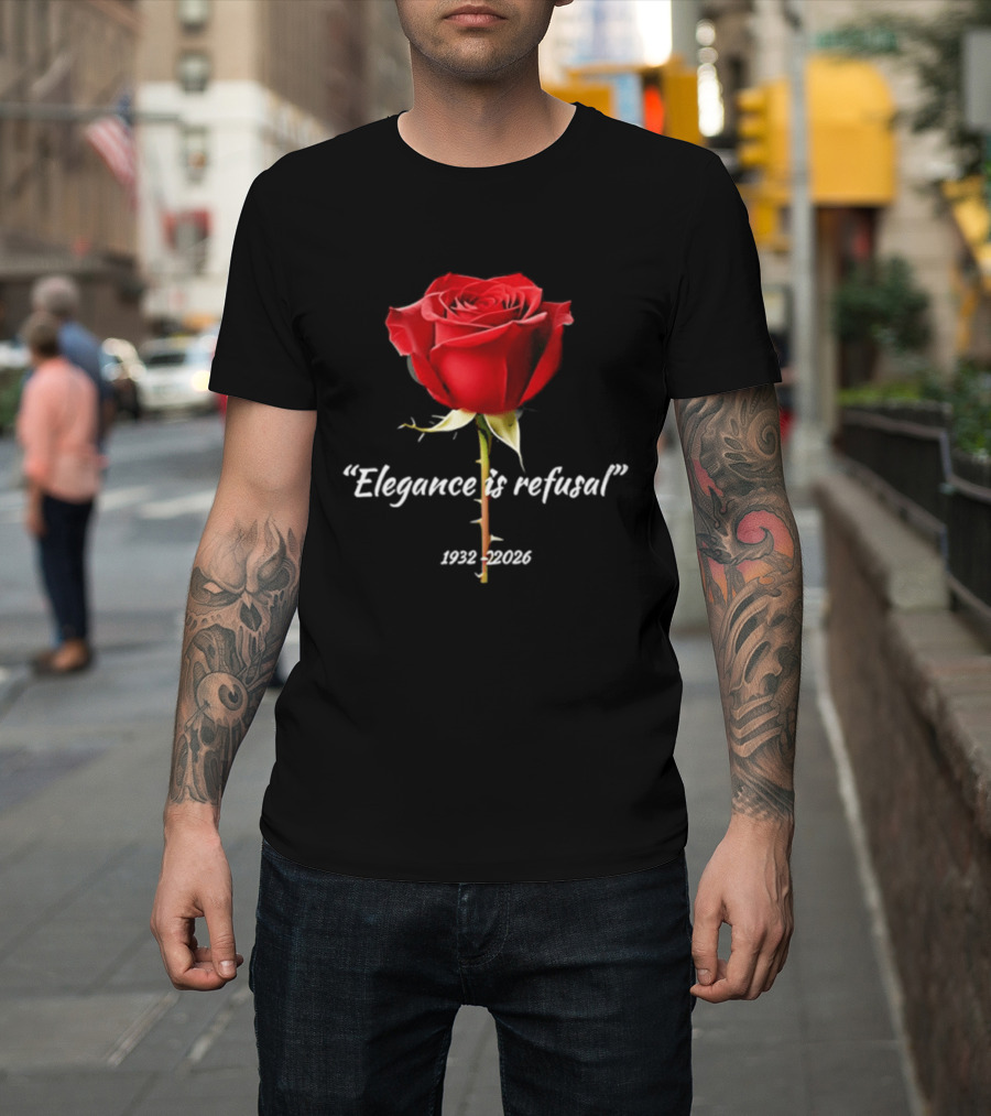 Elegance Is Refusal 1932 2026 Rose T-Shirt