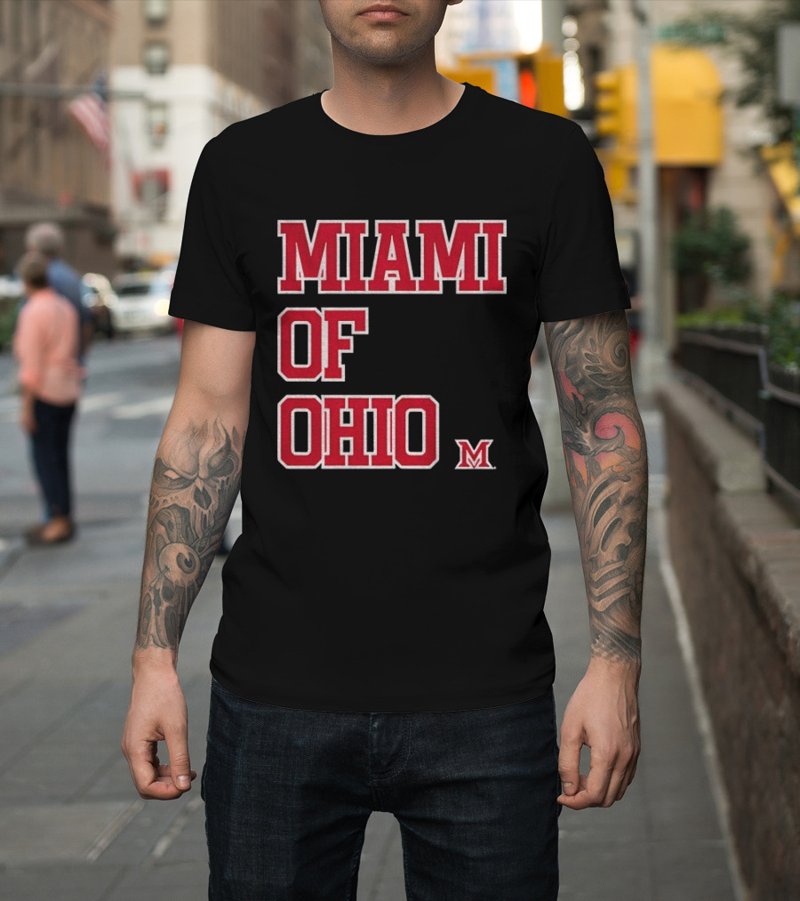 Miami Of Ohio RedHawks Basketball M T-Shirt