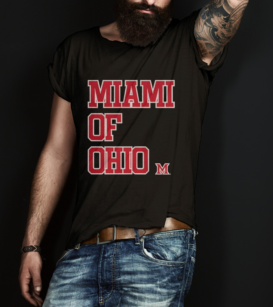 Miami Of Ohio RedHawks Basketball M T-Shirt