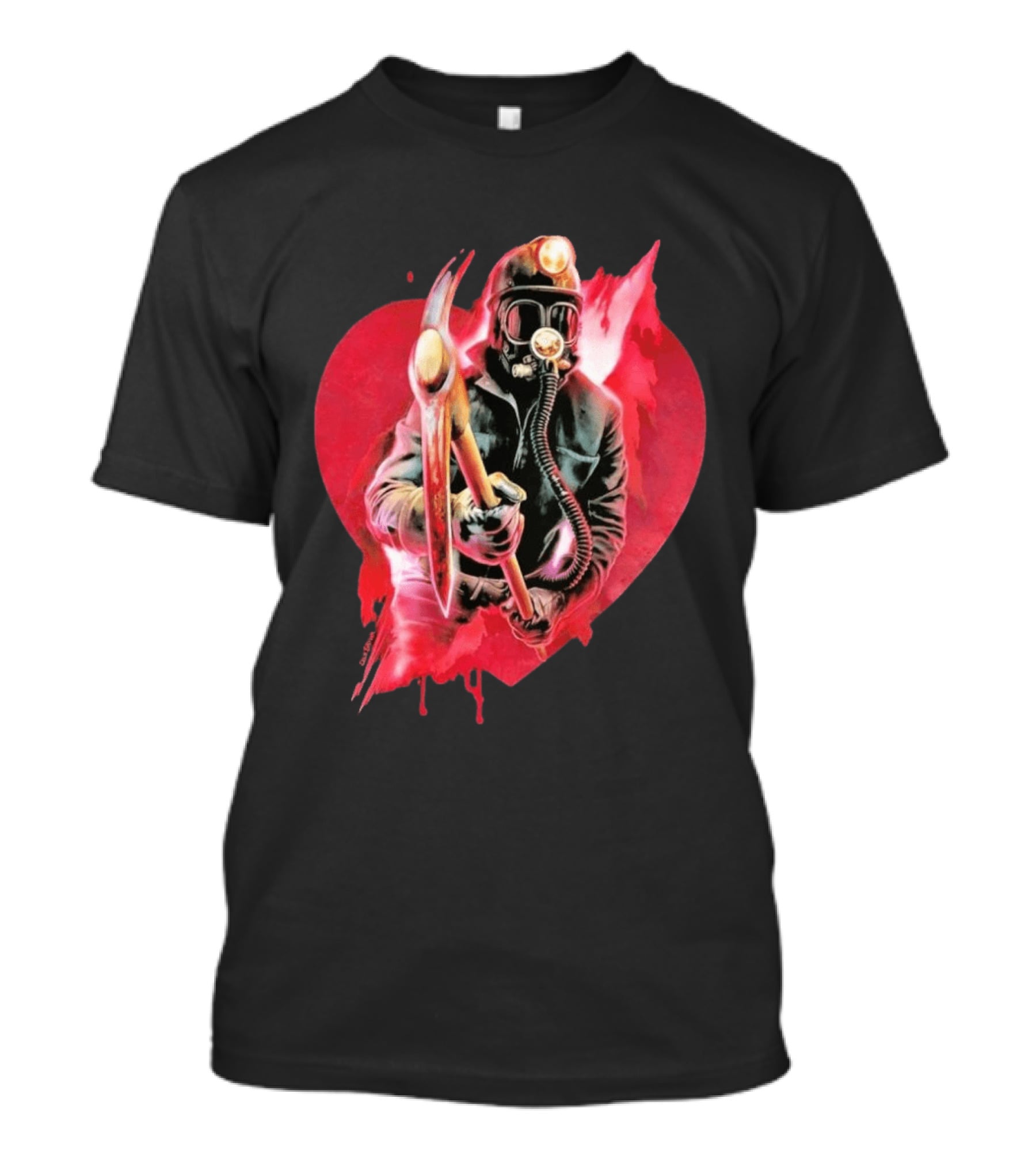 My Bloody Valentine 45th Anniversary Miner Heart T-Shirt
