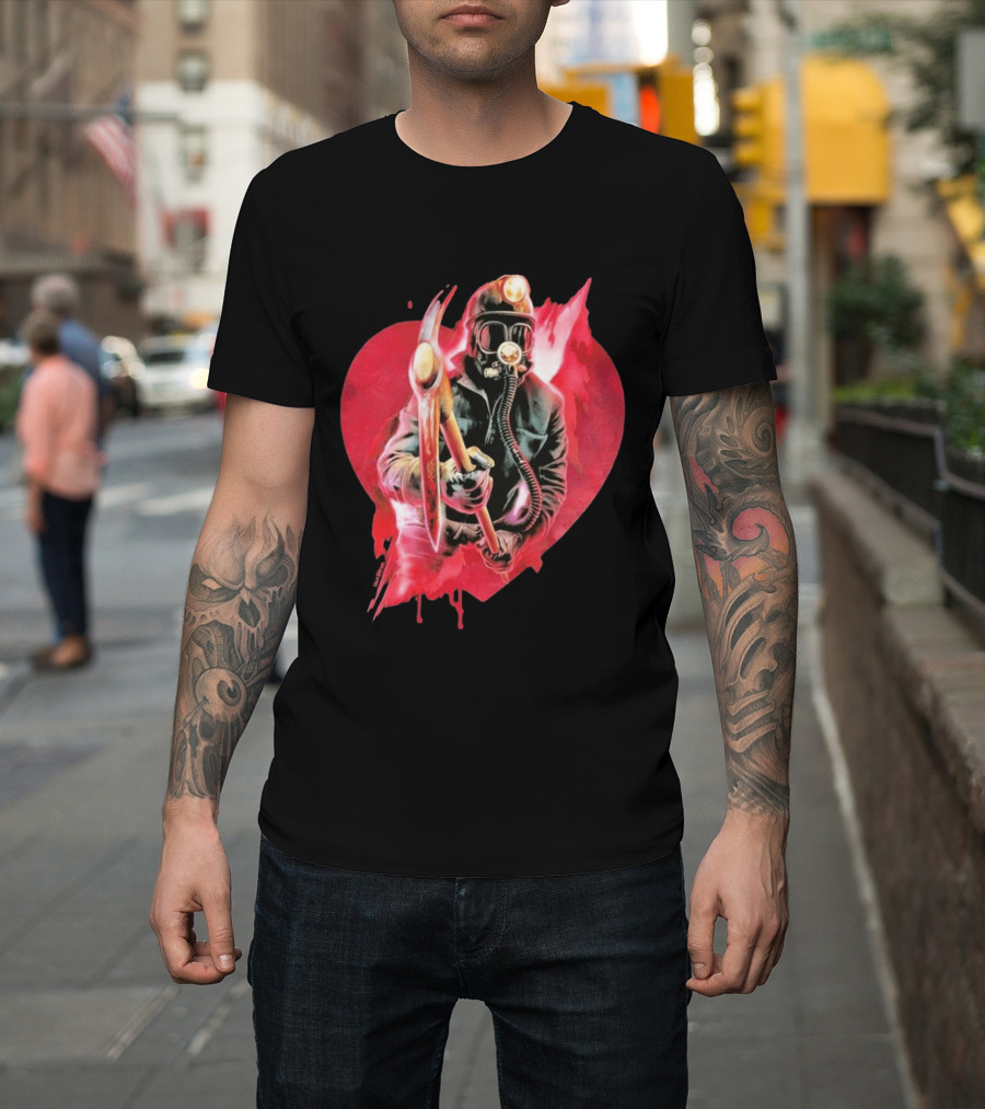 My Bloody Valentine 45th Anniversary Miner Heart T-Shirt