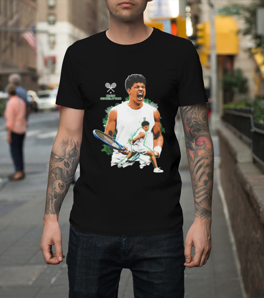 Ben Shelton Tennis Aura Athlete T-Shirt