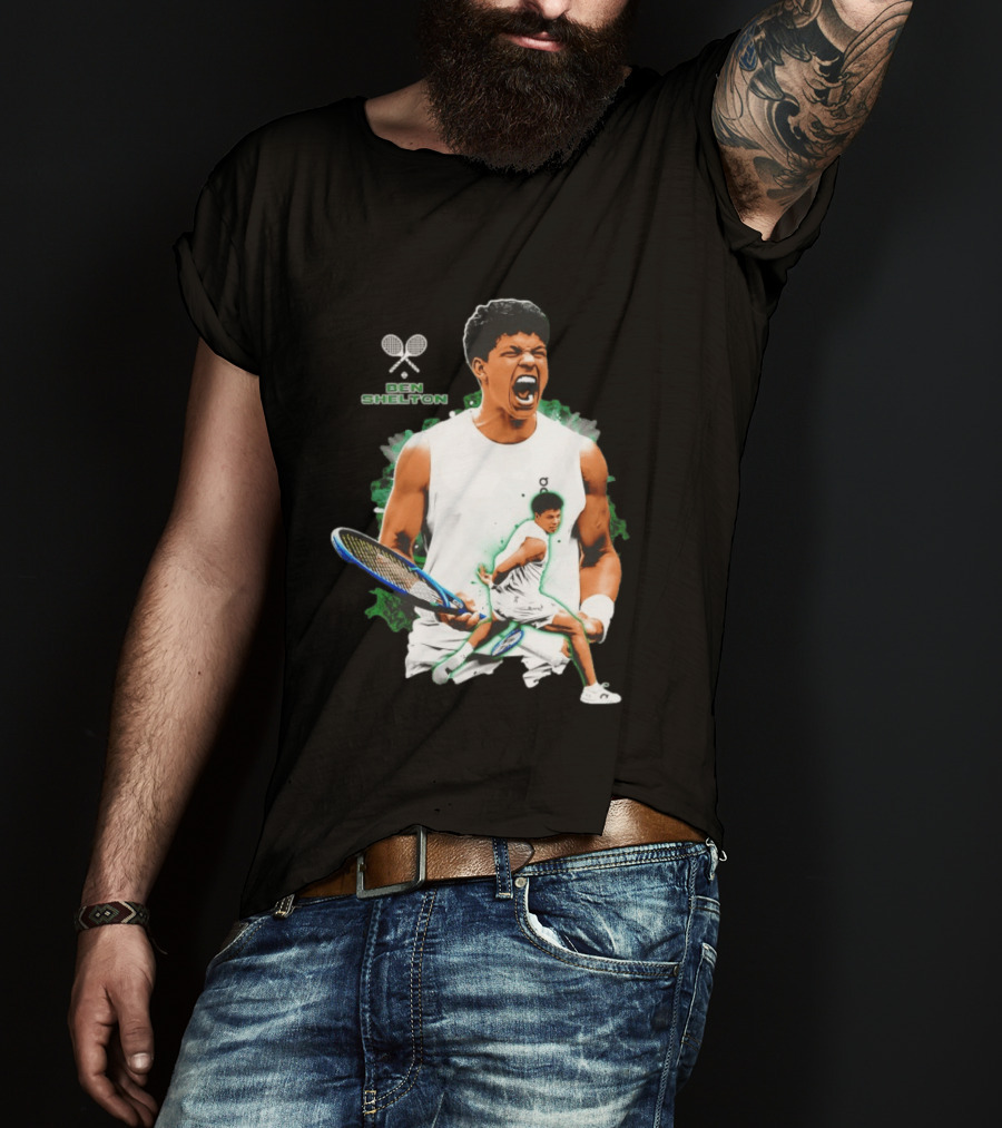 Ben Shelton Tennis Aura Athlete T-Shirt