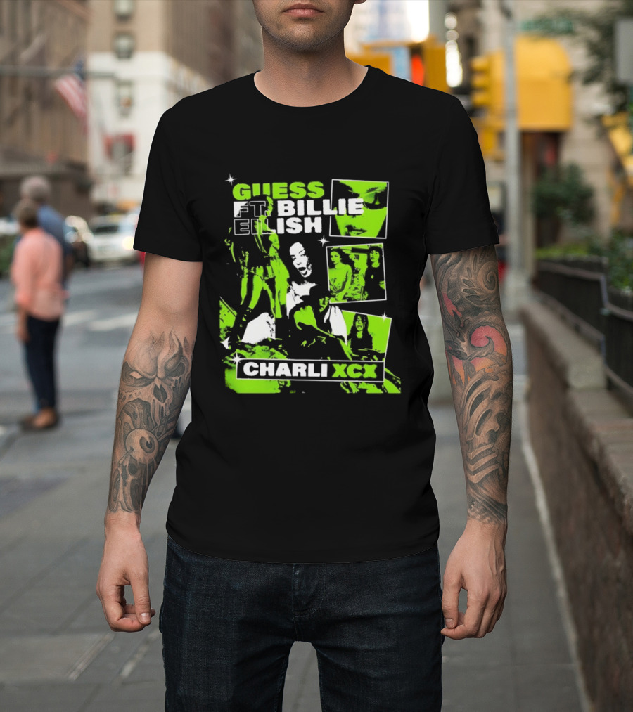 Guess Ft Billie Eilish Charli Xcx T-Shirt