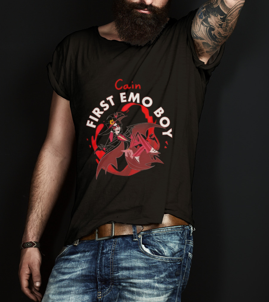 Cain First Emo Boy Hazbin Hotel T-Shirt