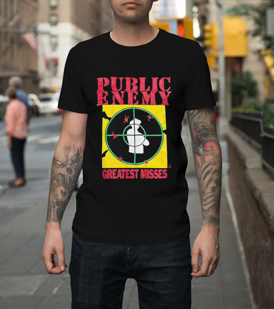 Public Enemy Greatest Misses Target T-Shirt