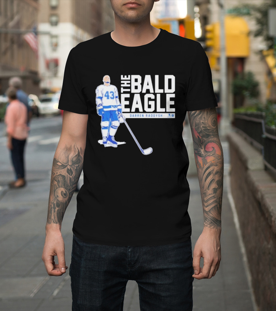 Darren Raddysh The Bald Eagle Number 43 Hockey Player T-Shirt