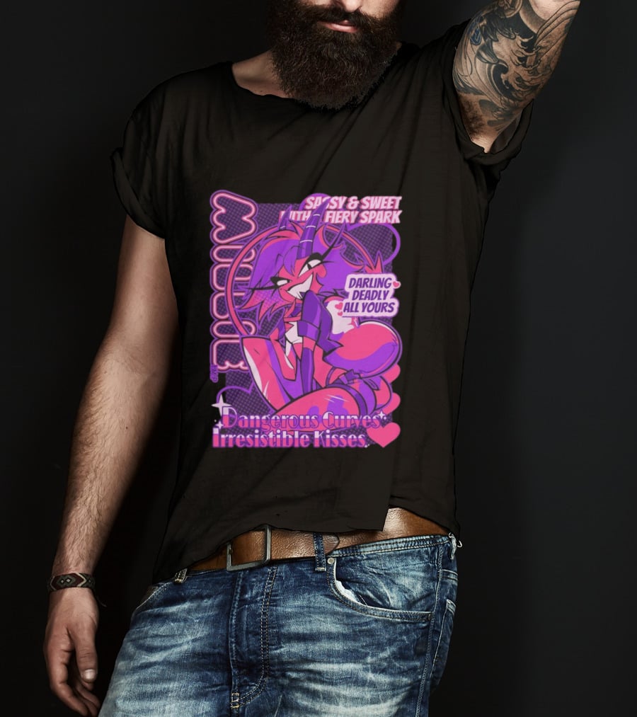 Millie Sassy Sweet Fiery Spark Darling Deadly Dangerous Curves Irresistible Kisses T-Shirt