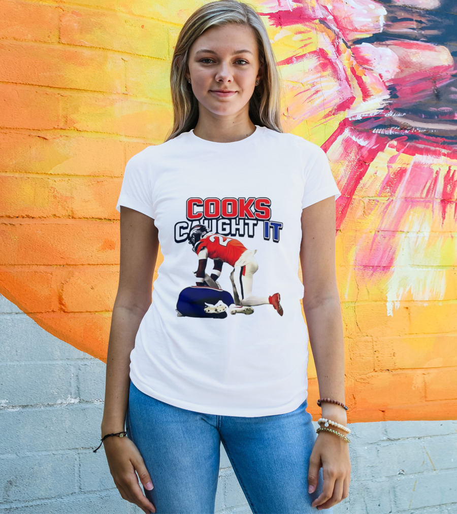 Buffalo Bills Mafia Cooks Caught It Football Play T-Shirt