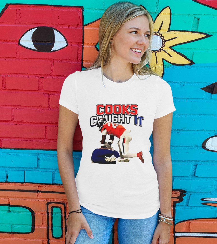 Buffalo Bills Mafia Cooks Caught It Football Play T-Shirt