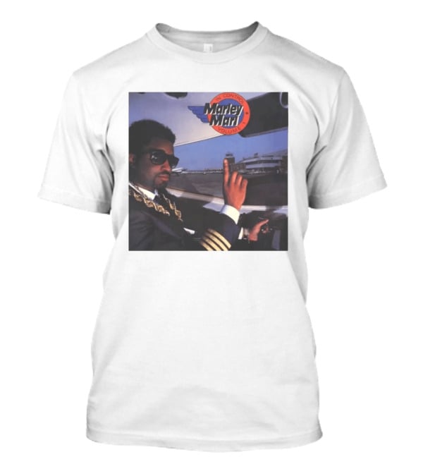 Marley Marl In Control Volume 1 Iconic Hip Hop DJ In Pilot Uniform T-Shirt