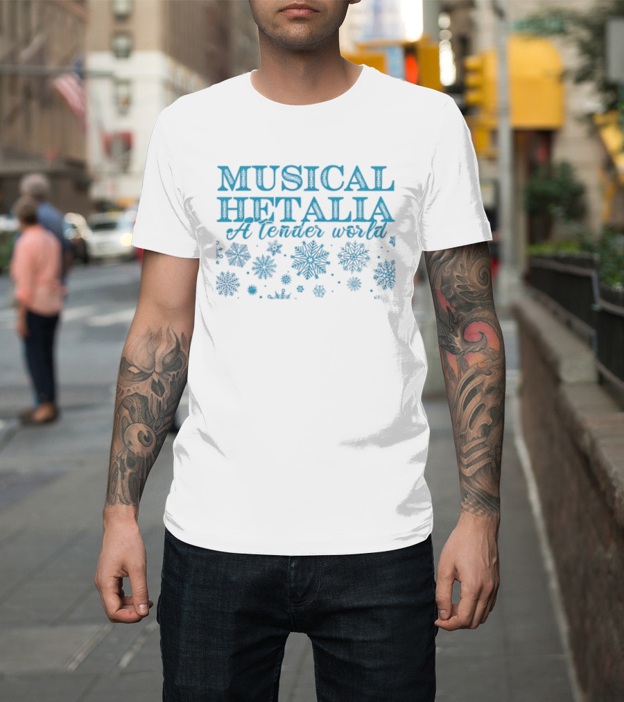 Musical Hetalia A Tender World Snowflower Celebration T-Shirt