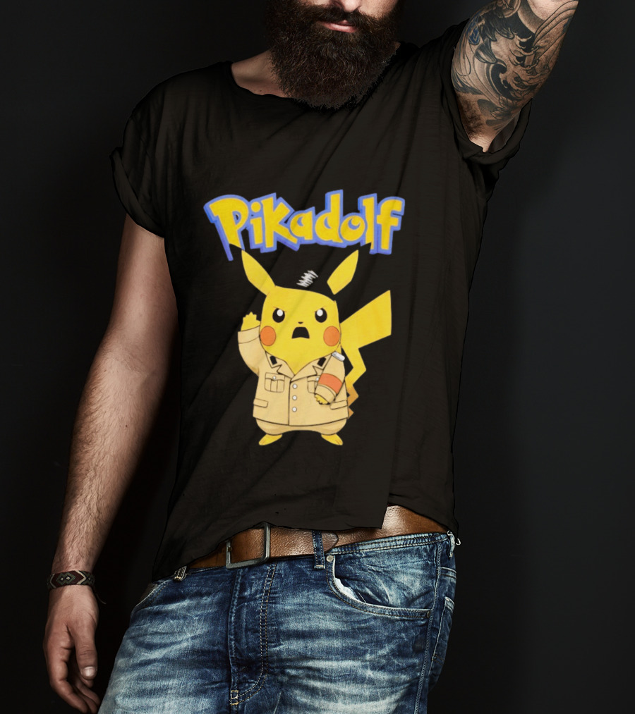 Pikadolf Pikachu Adolf Hitler T-Shirt