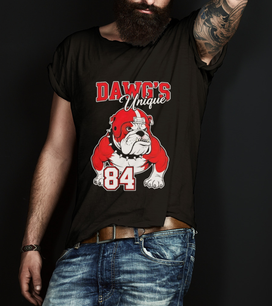 Ladd McConkey 84 Georgia Bulldogs Dawg's Unique Football Fan Gear T-Shirt