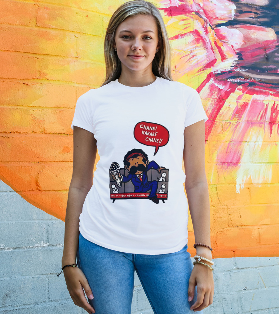 Chane Karare Chane Comic News Character Speech Bubble T-Shirt