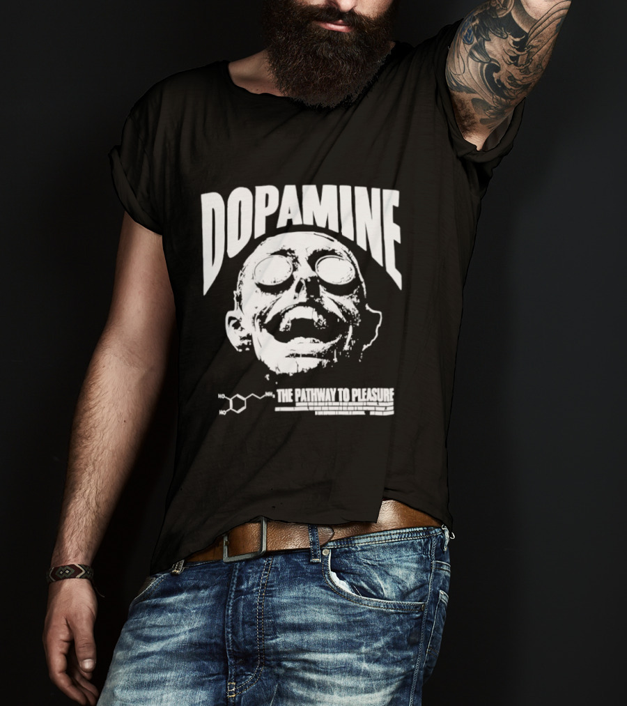 Dopamine The Pathway To Pleasure Molecular Formula Head T-Shirt