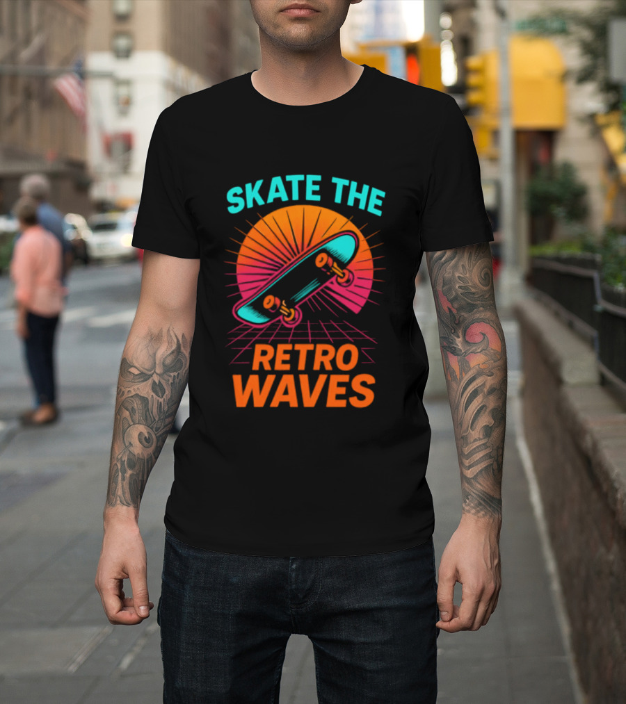 Skate The Retro Waves T-Shirt