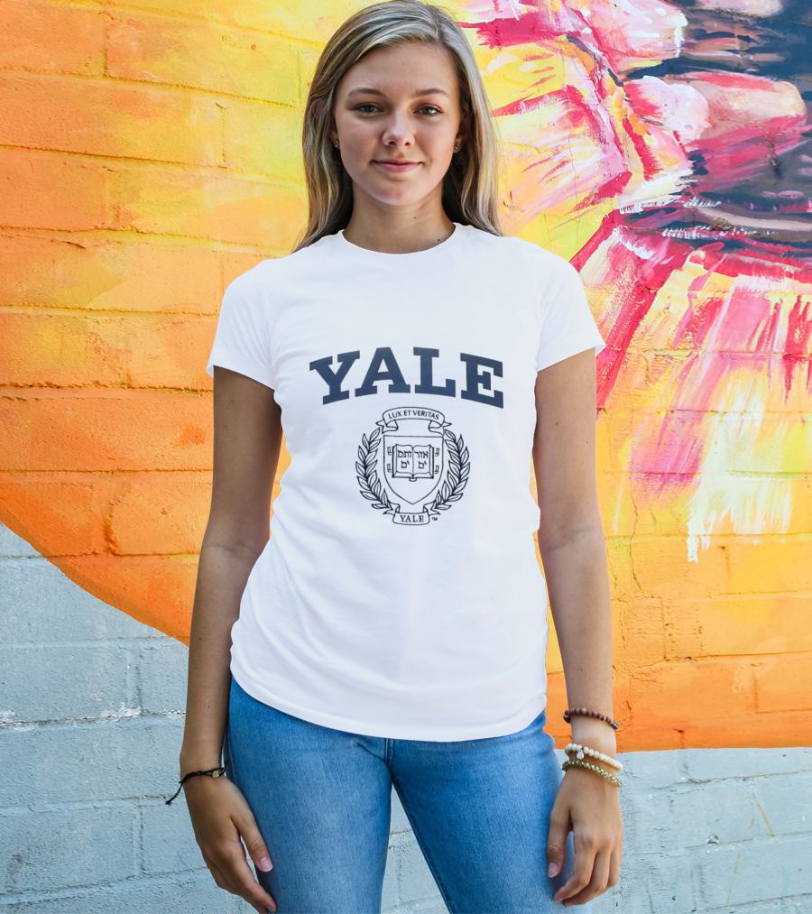 Yale Lux Et Veritas Coat Of Arms T-Shirt