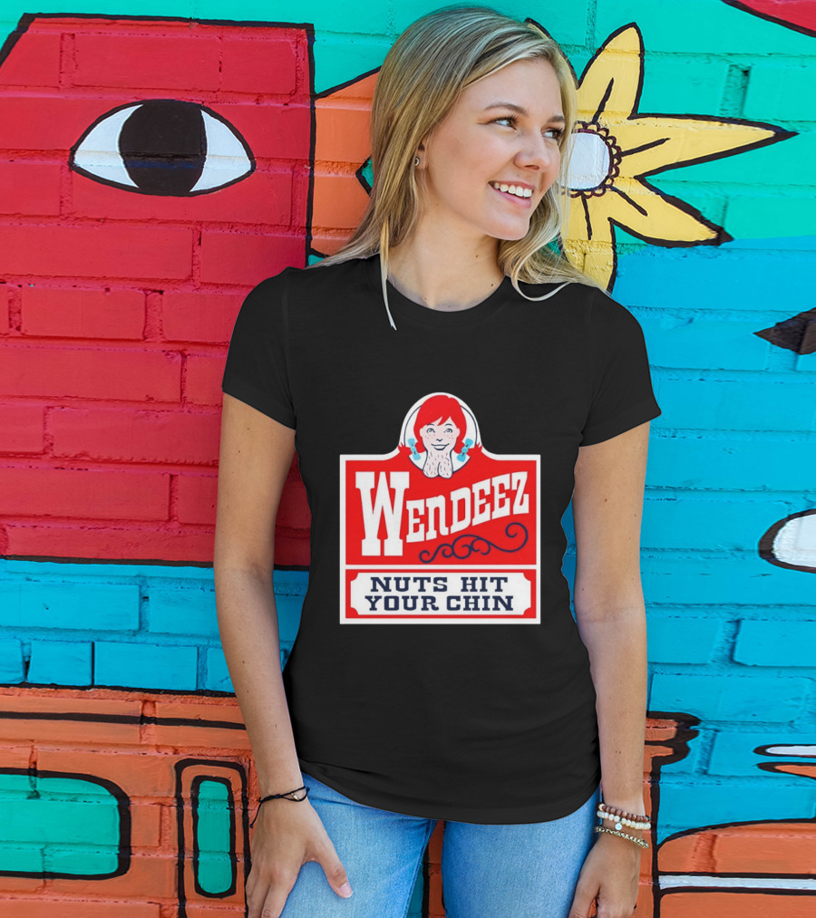 Wendeez Nuts Hit Your Chin Retro Fast Food T-Shirt