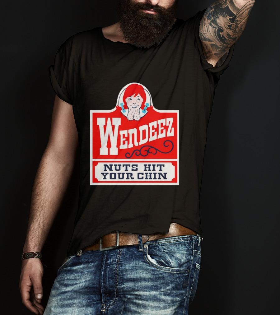 Wendeez Nuts Hit Your Chin Retro Fast Food T-Shirt