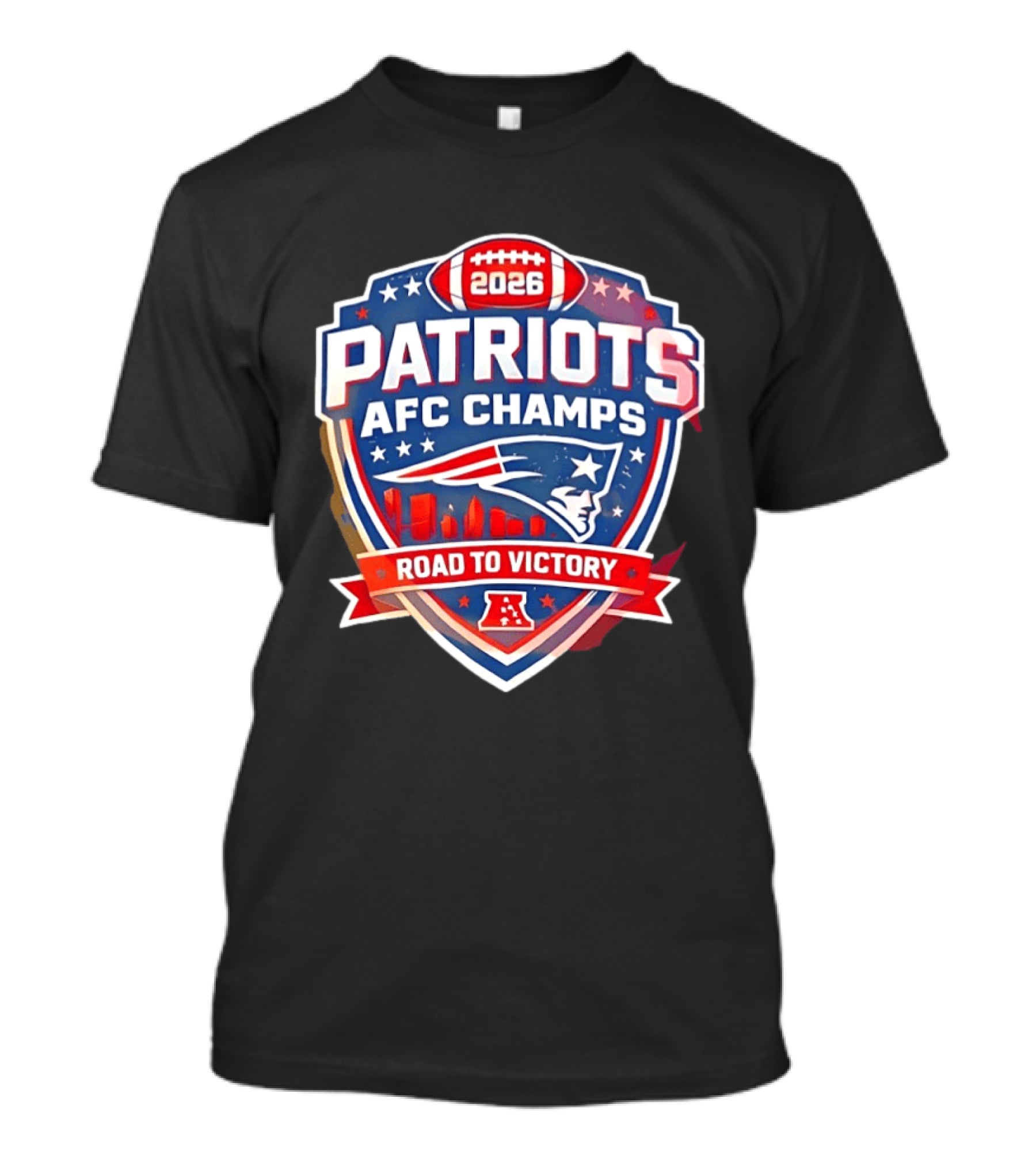 Patriots AFC Champs 2026 Road To Victory T-Shirt